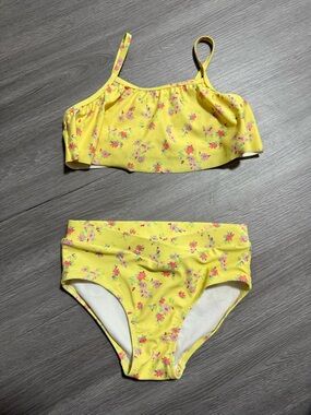 Carter's Yellow Floral Girls' Bikini Set